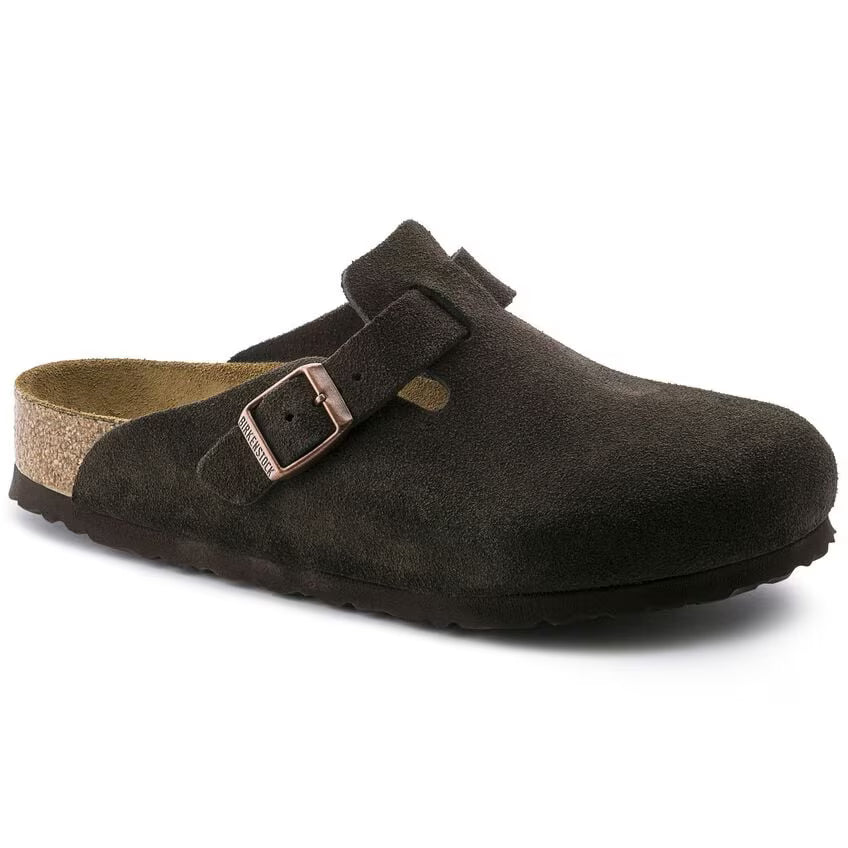 Boston Weichbettung - Veloursleder - Taupe